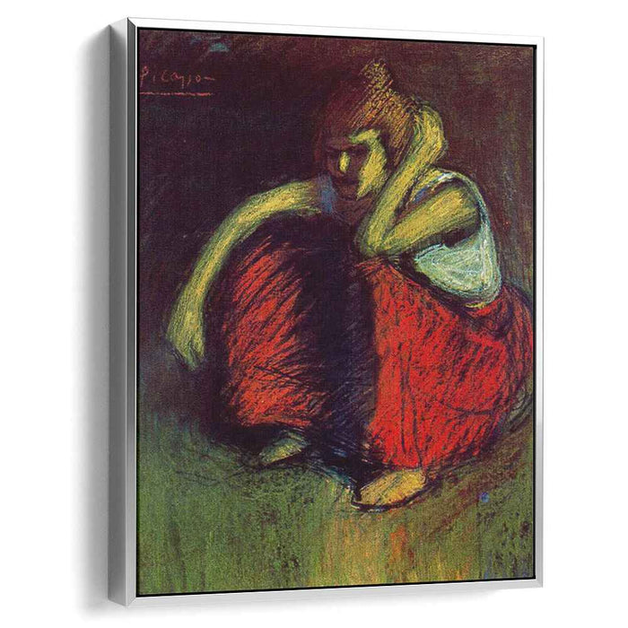 A red skirt (1901) by Pablo Picasso