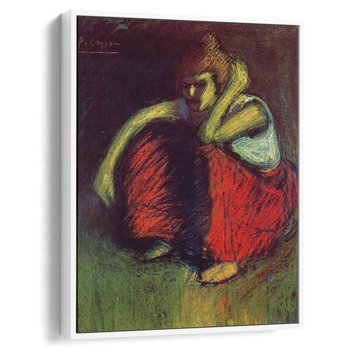 A red skirt (1901) by Pablo Picasso