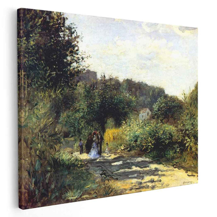 A Road in Louveciennes (1870) by Pierre-Auguste Renoir