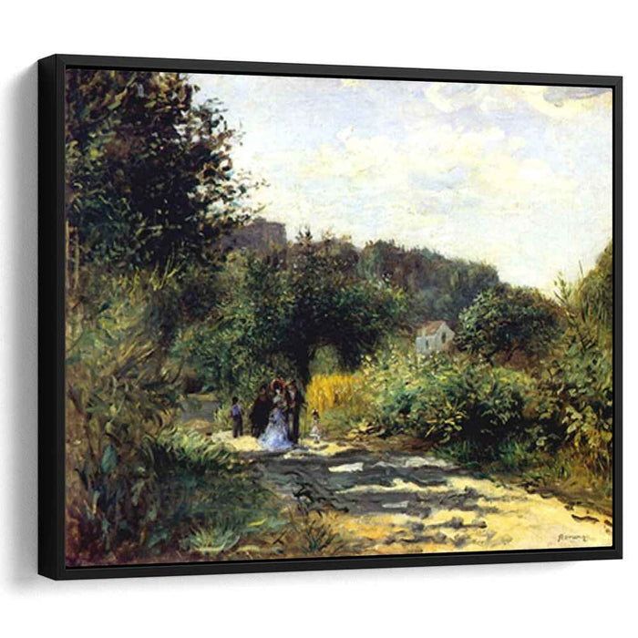 A Road in Louveciennes (1870) by Pierre-Auguste Renoir