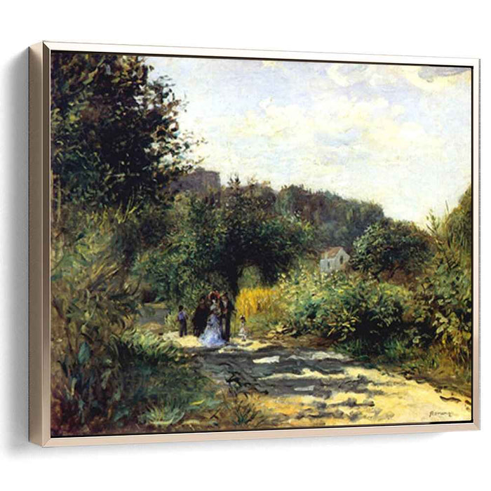 A Road in Louveciennes (1870) by Pierre-Auguste Renoir