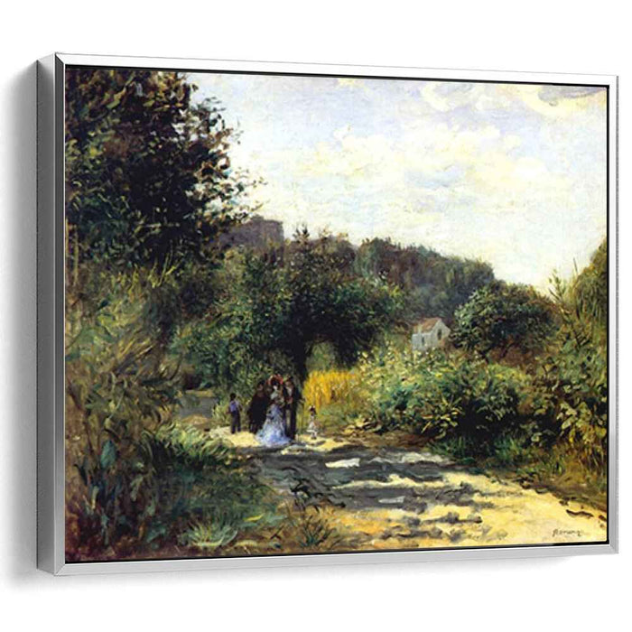 A Road in Louveciennes (1870) by Pierre-Auguste Renoir