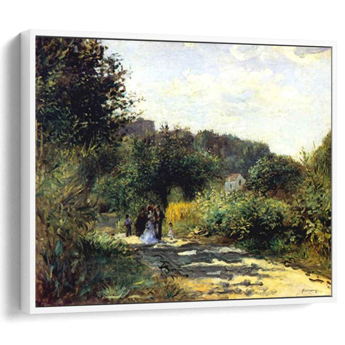 A Road in Louveciennes (1870) by Pierre-Auguste Renoir