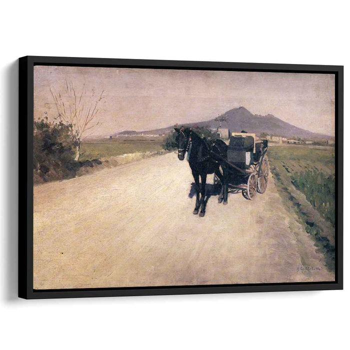 A Road in Naples (1872) by Gustave Caillebotte