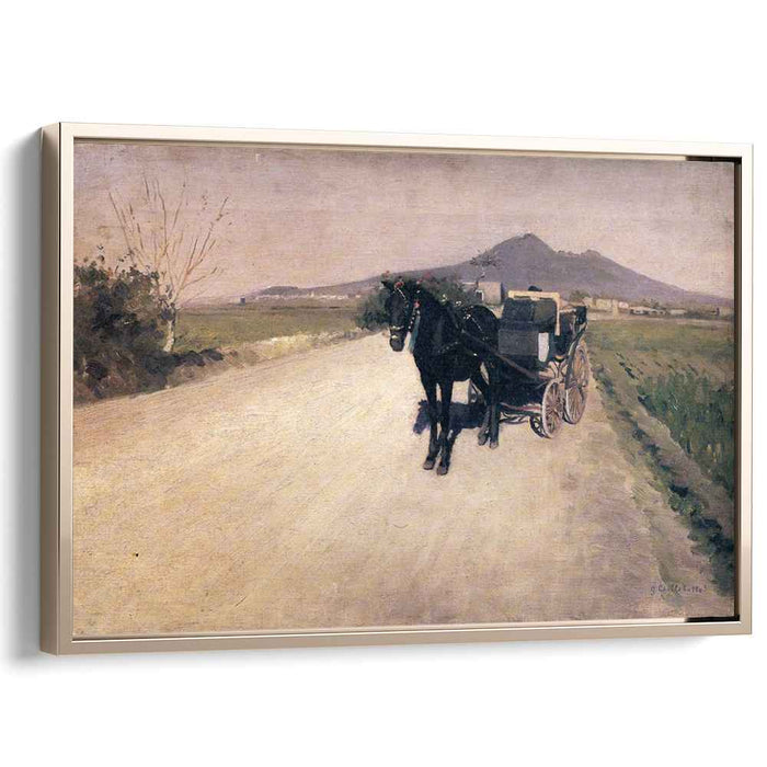 A Road in Naples (1872) by Gustave Caillebotte