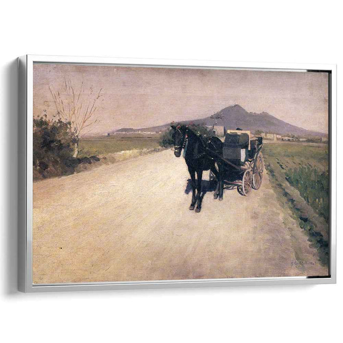 A Road in Naples (1872) by Gustave Caillebotte