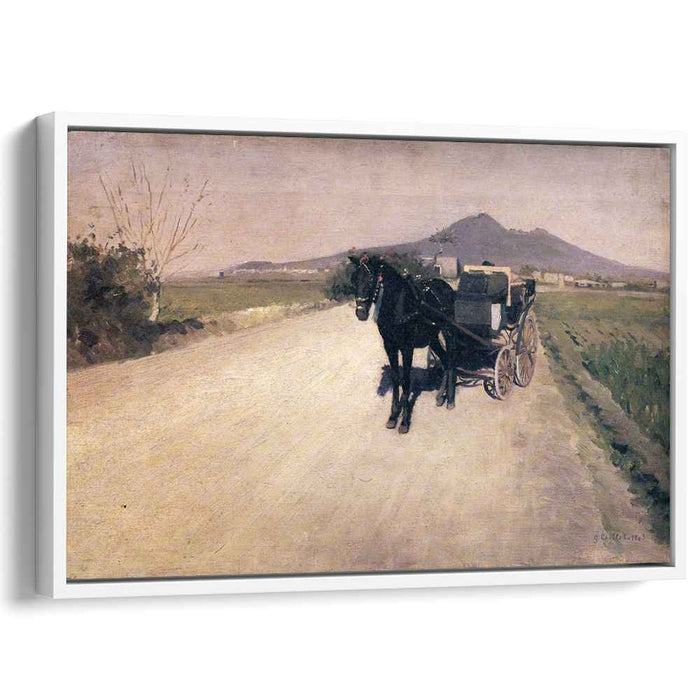 A Road in Naples (1872) by Gustave Caillebotte