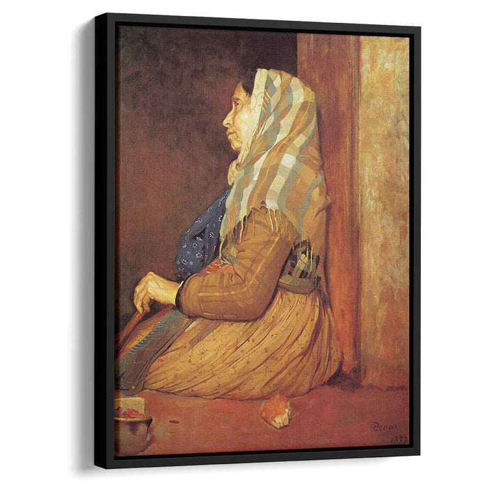 A Roman Beggar Woman (1857) by Edgar Degas