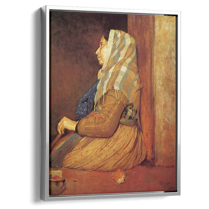 A Roman Beggar Woman (1857) by Edgar Degas