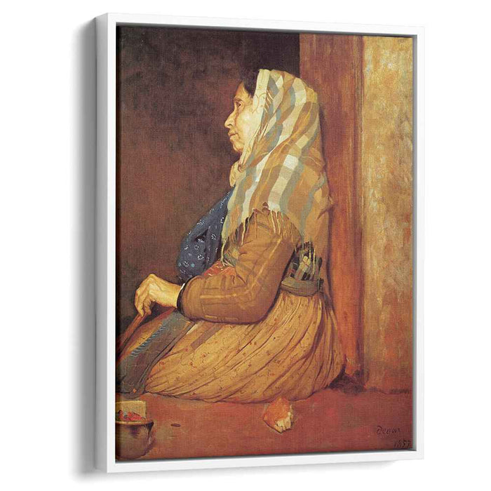 A Roman Beggar Woman (1857) by Edgar Degas