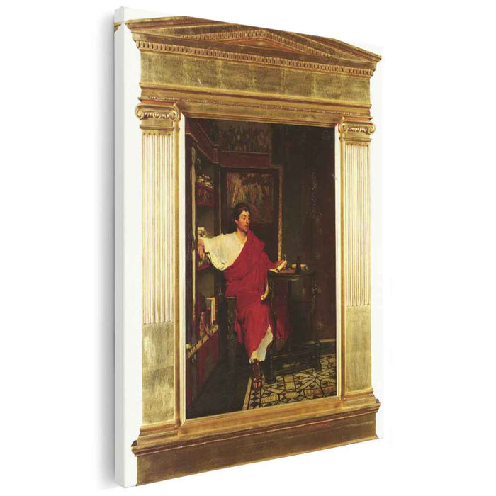 A Roman Scribe Writing Dispatches by Sir Lawrence Alma-Tadema