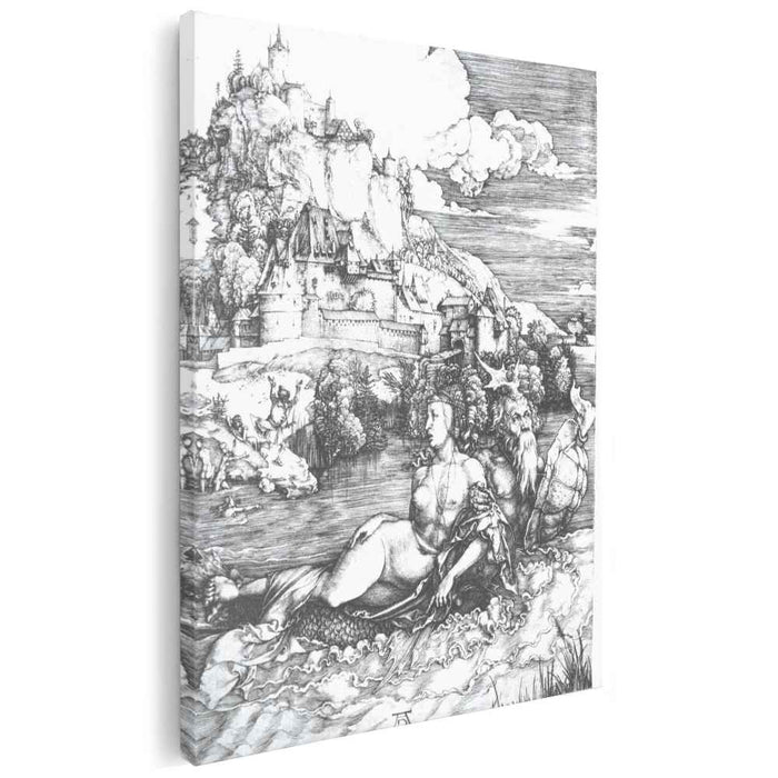 A sea monster bearing away a princess (1528) by Albrecht Durer