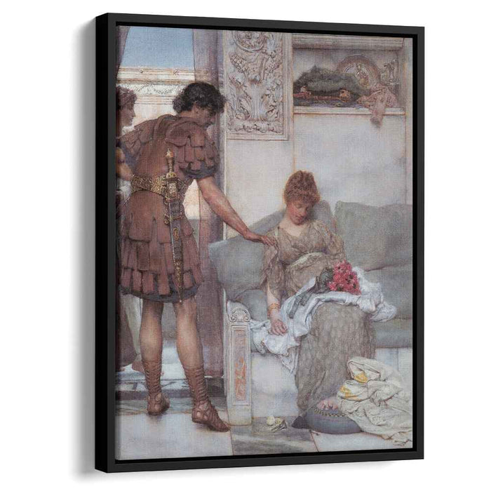 A Silent Greeting (1889) by Sir Lawrence Alma-Tadema