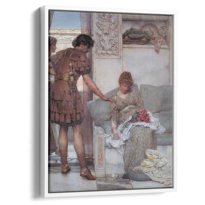 A Silent Greeting (1889) by Sir Lawrence Alma-Tadema