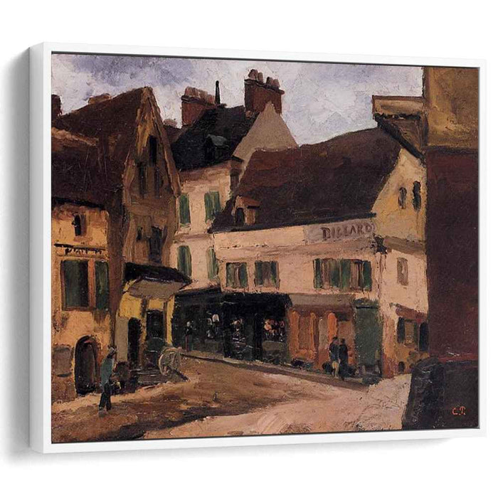 A Square in La Roche Guyon (1867) by Camille Pissarro