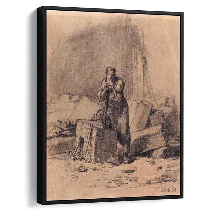 A stonemason by Jean-Francois Millet