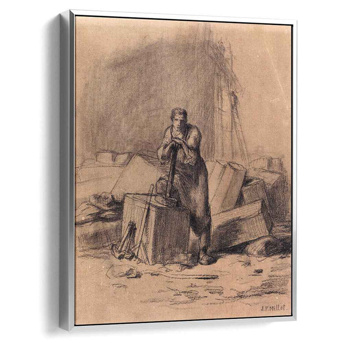 A stonemason by Jean-Francois Millet