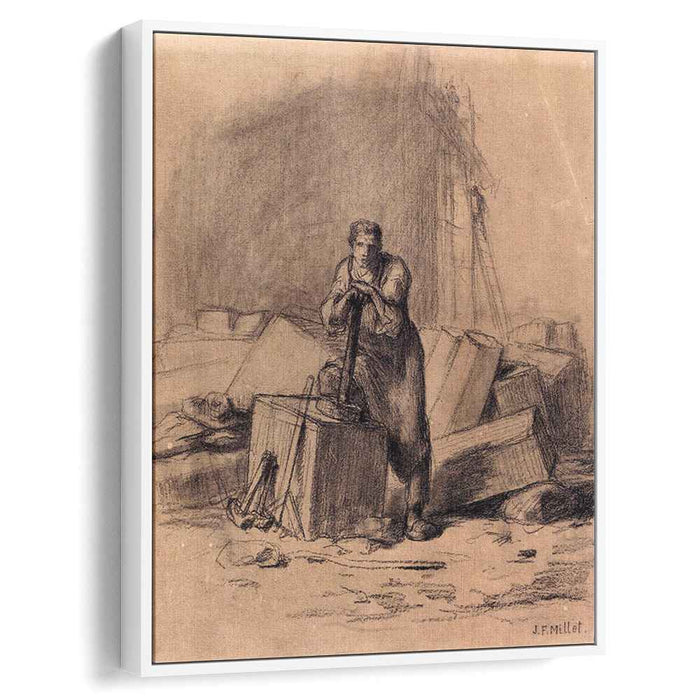 A stonemason by Jean-Francois Millet