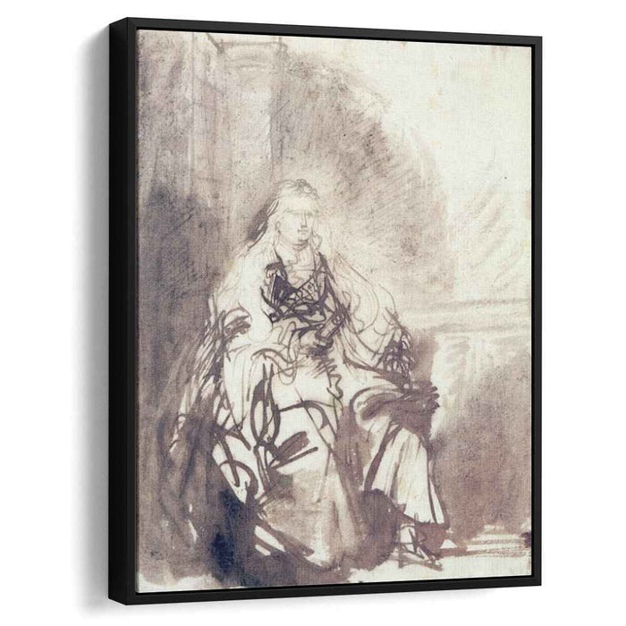 A Study for The Great Jewish Bride (1635) by Rembrandt