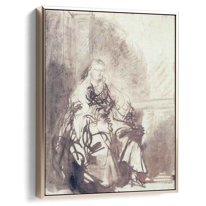 A Study for The Great Jewish Bride (1635) by Rembrandt