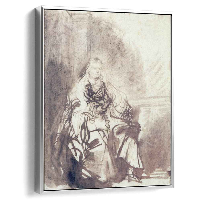 A Study for The Great Jewish Bride (1635) by Rembrandt