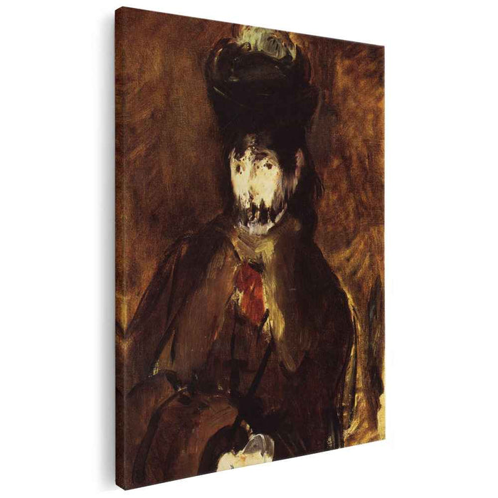 A veiled young woman (1872) by Edouard Manet