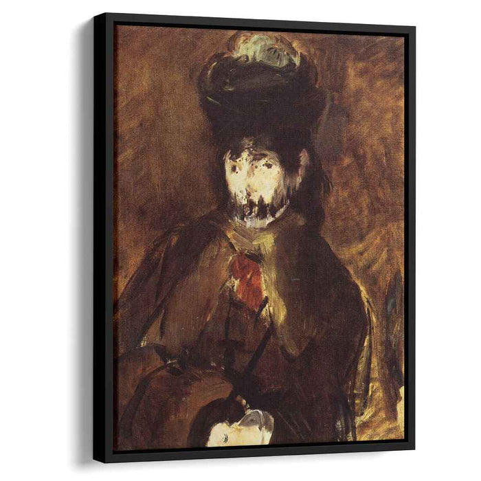 A veiled young woman (1872) by Edouard Manet