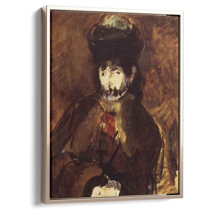 A veiled young woman (1872) by Edouard Manet