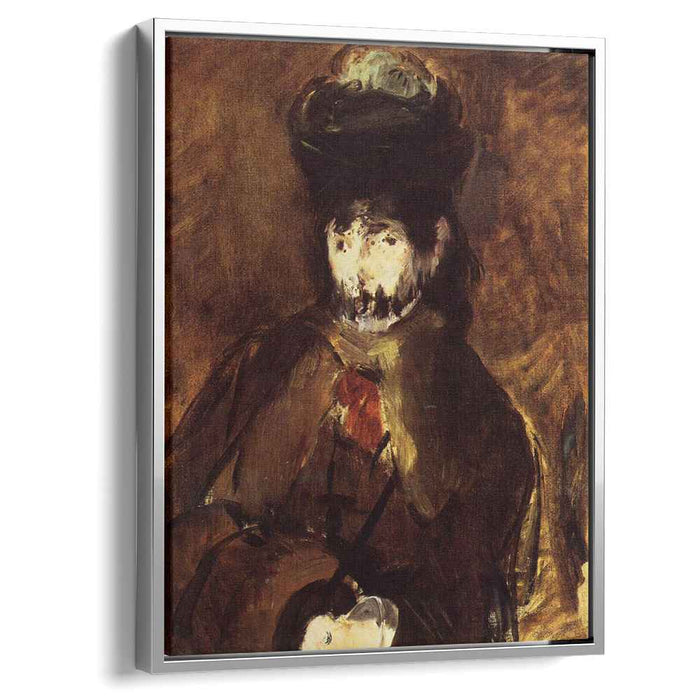 A veiled young woman (1872) by Edouard Manet