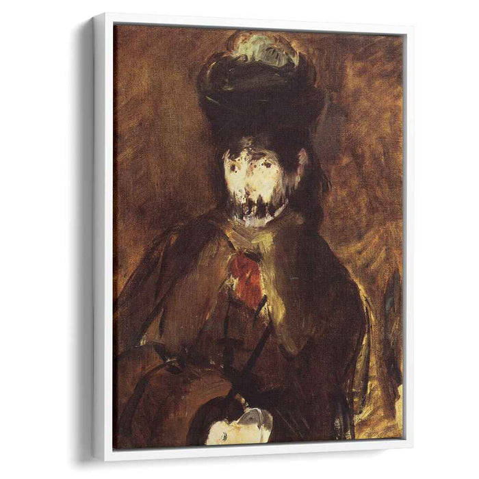 A veiled young woman (1872) by Edouard Manet