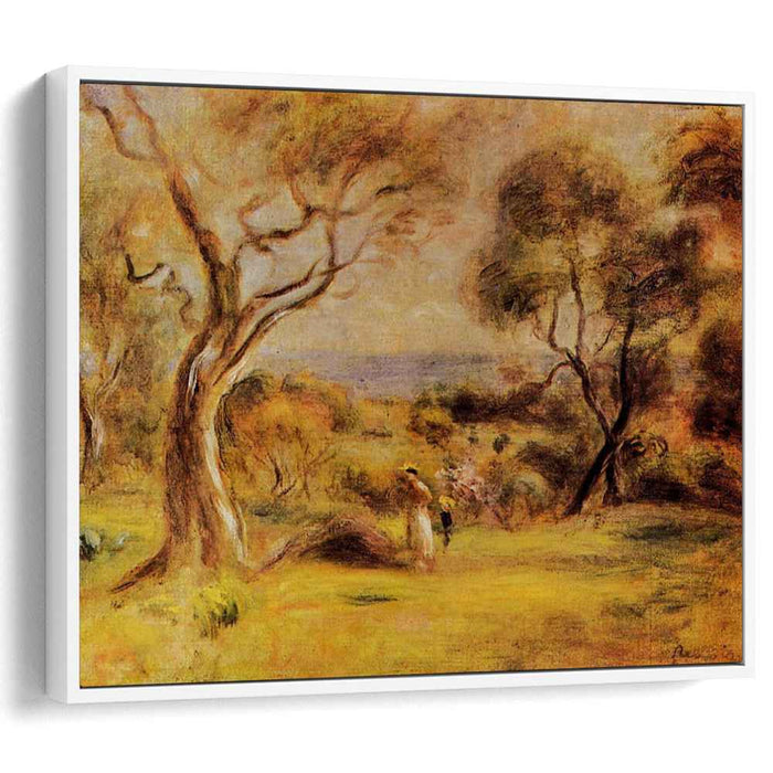 A Walk by the Sea (1915) by Pierre-Auguste Renoir