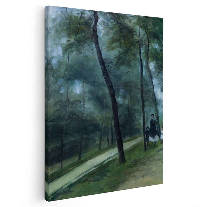 A Walk in the Woods (Madame Lecoeur and Her Children) (1870) by Pierre-Auguste Renoir