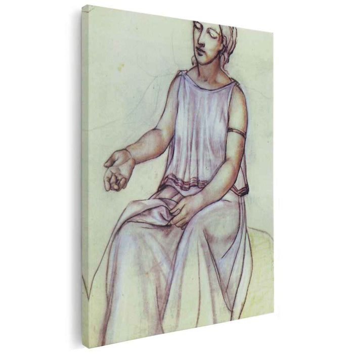 A woman in a chiton (1910) by Kuzma Petrov-Vodkin