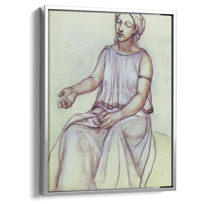 A woman in a chiton (1910) by Kuzma Petrov-Vodkin