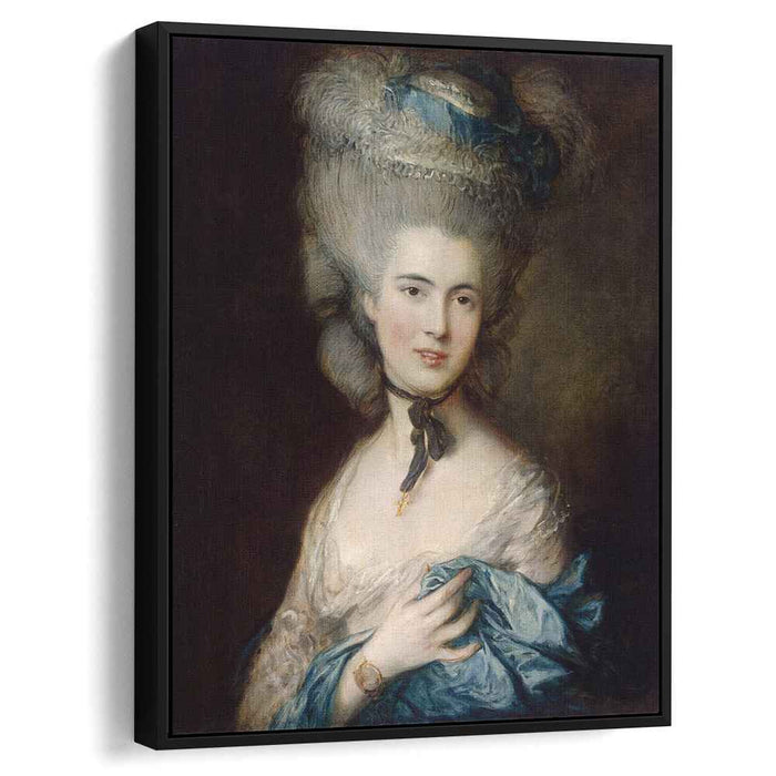 A Woman in Blue (Portrait of the Duchess of Beaufort) by Thomas Gainsborough