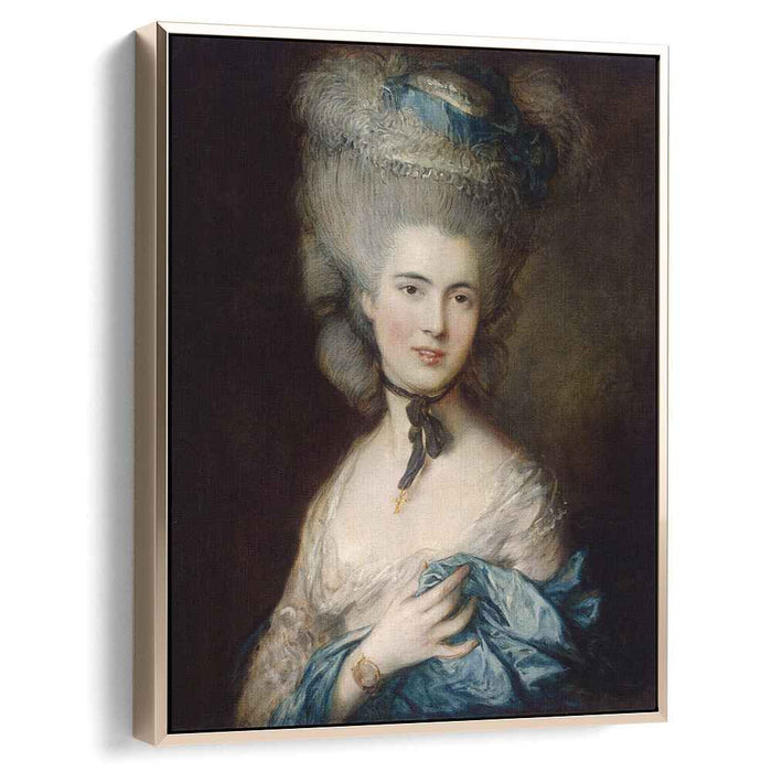 A Woman in Blue (Portrait of the Duchess of Beaufort) by Thomas Gainsborough