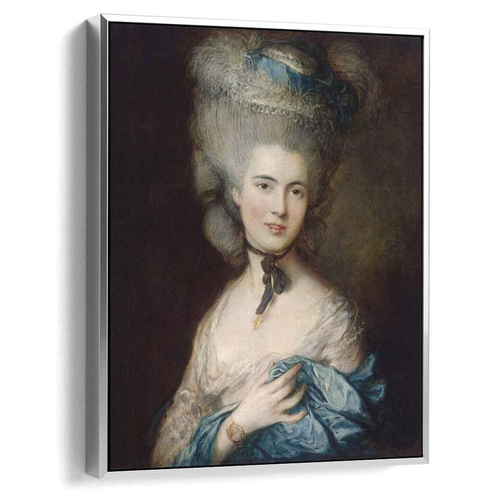 A Woman in Blue (Portrait of the Duchess of Beaufort) by Thomas Gainsborough
