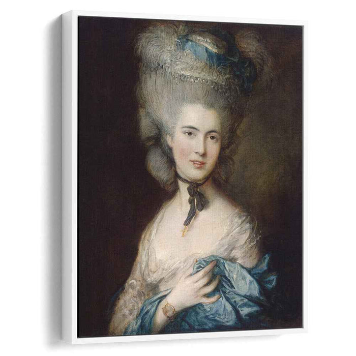 A Woman in Blue (Portrait of the Duchess of Beaufort) by Thomas Gainsborough