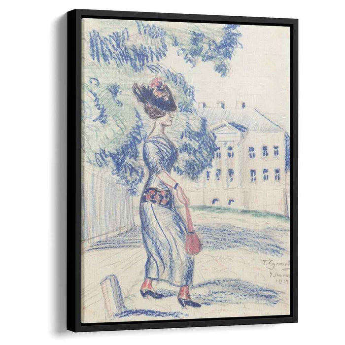 A young merchant's wife (1914) by Boris Kustodiev