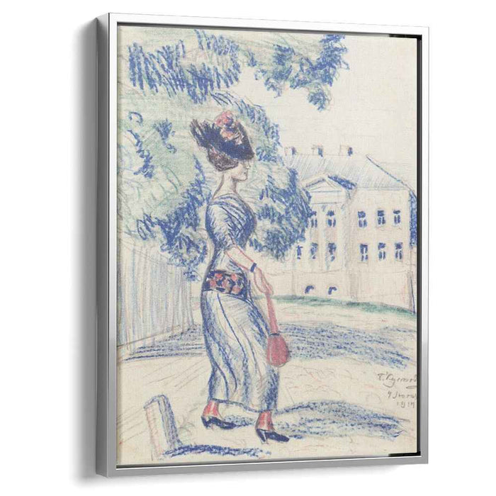 A young merchant's wife (1914) by Boris Kustodiev