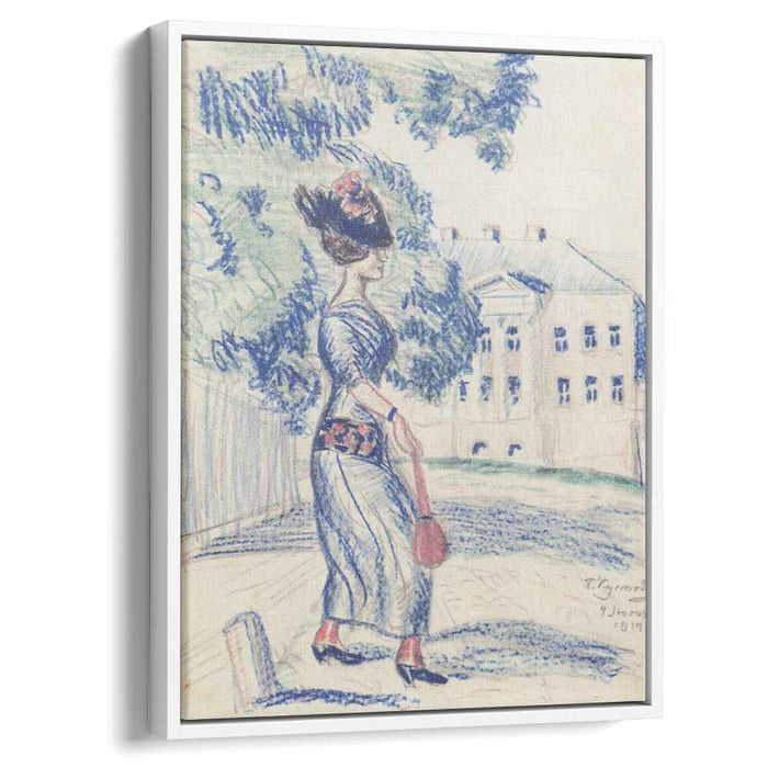 A young merchant's wife (1914) by Boris Kustodiev