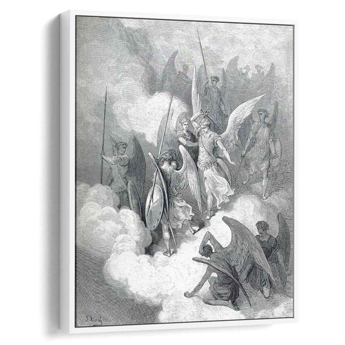 Abdiel and Satan (1868) by Gustave Dore