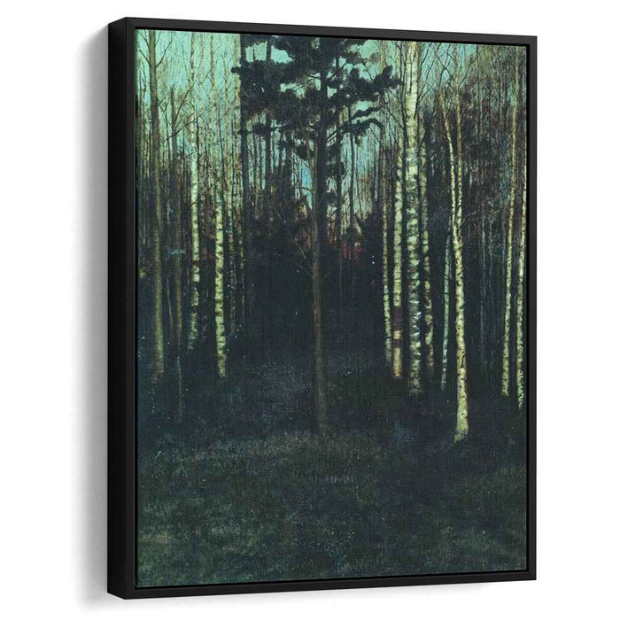 About nightfall. Grove. by Isaac Levitan