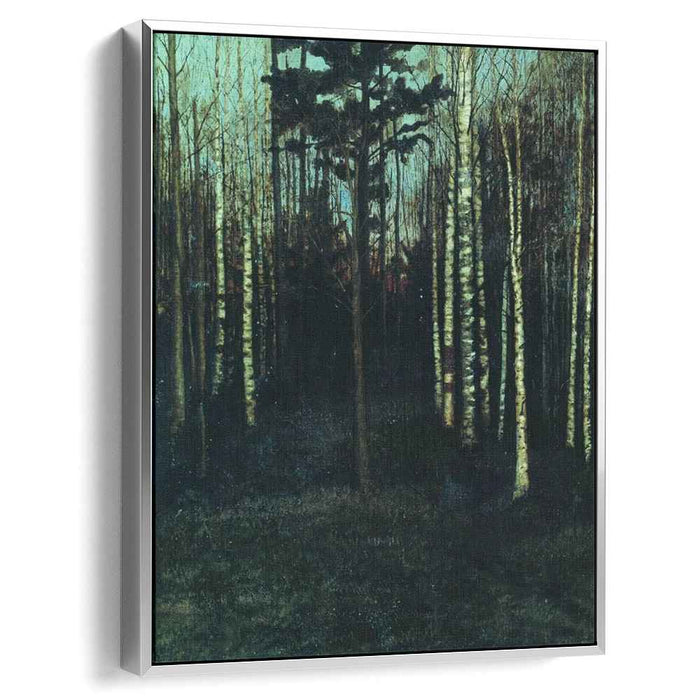 About nightfall. Grove. by Isaac Levitan