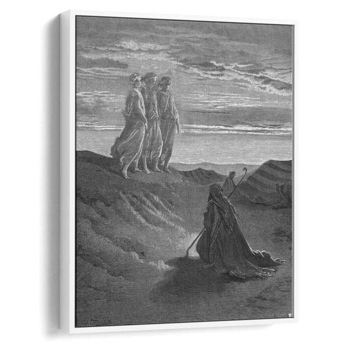Abraham, God and Two Angels by Gustave Dore
