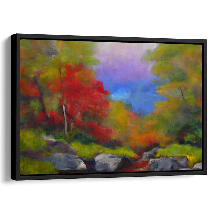 Enchanted Eden Escapade: Lush Landscape Canvas Art