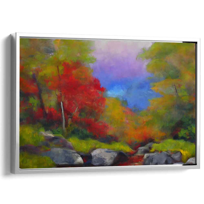 Enchanted Eden Escapade: Lush Landscape Canvas Art