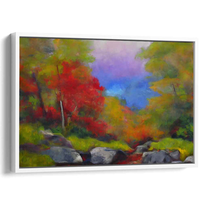 Enchanted Eden Escapade: Lush Landscape Canvas Art