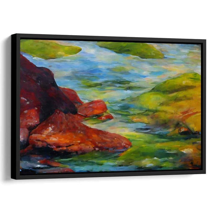 Colorful Impressions: Impressionist Landscape with Vibrant Hues