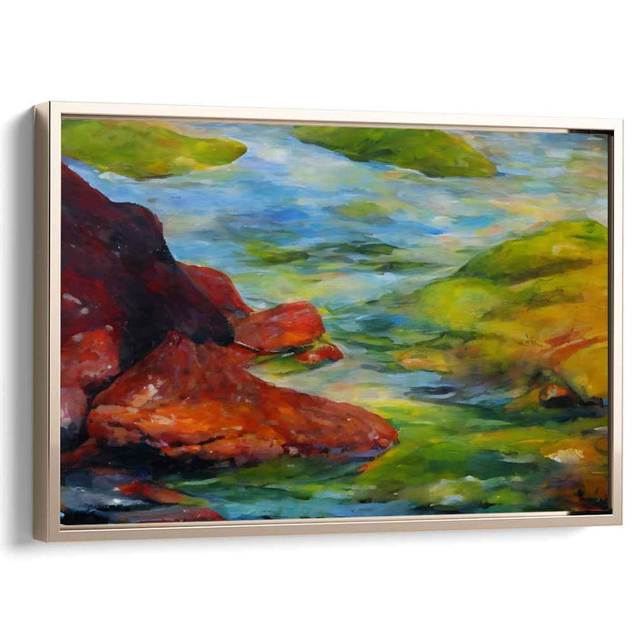 Colorful Impressions: Impressionist Landscape with Vibrant Hues